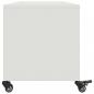 Preview: TV-Schrank Weiß 100,5x39x43,5 cm Kaltgewalzter Stahl