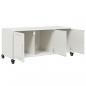 Preview: TV-Schrank Weiß 100,5x39x43,5 cm Kaltgewalzter Stahl