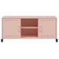 Preview: TV-Schrank Rosa 100,5x39x43,5 cm Kaltgewalzter Stahl