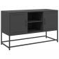 Preview: TV-Schrank Schwarz 100,5x39x60,5 cm Stahl