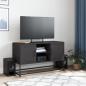 Preview: TV-Schrank Schwarz 100,5x39x60,5 cm Stahl