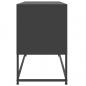 Preview: TV-Schrank Schwarz 100,5x39x60,5 cm Stahl