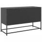 Preview: TV-Schrank Schwarz 100,5x39x60,5 cm Stahl