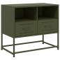 Preview: TV-Schrank Olivgrün 68x39x60,5 cm Stahl