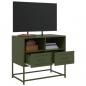 Preview: TV-Schrank Olivgrün 68x39x60,5 cm Stahl