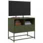 Preview: TV-Schrank Olivgrün 68x39x60,5 cm Stahl