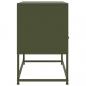 Preview: TV-Schrank Olivgrün 68x39x60,5 cm Stahl