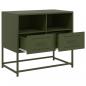 Preview: TV-Schrank Olivgrün 68x39x60,5 cm Stahl