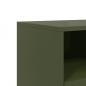 Preview: TV-Schrank Olivgrün 68x39x60,5 cm Stahl