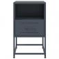 Preview: Nachttische 2 Stk. Anthrazit 36x39x60,5 cm Stahl
