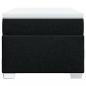 Preview: Boxspringbett mit Matratze Schwarz 80x200 cm Stoff