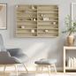 Preview: Vitrinenschrank Sonoma-Eiche 100x8,5x75 cm Holzwerkstoff