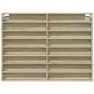 Preview: Vitrinenschrank Sonoma-Eiche 100x8,5x75 cm Holzwerkstoff