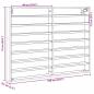 Preview: Vitrinenschrank Sonoma-Eiche 100x8,5x75 cm Holzwerkstoff
