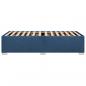 Preview: Bettgestell Blau 80x200 cm Stoff