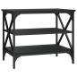 Preview: ARDEBO.de - TV-Schrank Schwarz 60x40x50 cm Holzwerkstoff
