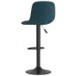 Preview: Barhocker 2 Stk. Blau Samt 