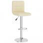 Preview: Barhocker 2 Stk. Creme Stoff
