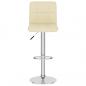 Preview: Barhocker 2 Stk. Creme Stoff