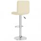 Preview: Barhocker 2 Stk. Creme Stoff
