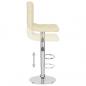 Preview: Barhocker 2 Stk. Creme Stoff