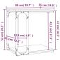 Preview: Beistelltisch Sonoma-Eiche 50x35x52 cm Holzwerkstoff