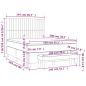 Preview: Boxspringbett mit Matratze Creme 140x200 cm Stoff