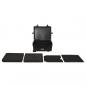 Preview: Flugkoffer mit Rollen Schwarz 58x45x27 cm PP