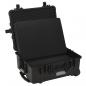 Preview: Flugkoffer mit Rollen Schwarz 58x45x27 cm PP