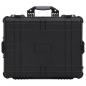 Preview: Flugkoffer mit Rollen Schwarz 63x50x23 cm PP