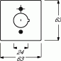 Preview: Busch-Jaeger 2533-82-15 Zentralscheibe mit Tragring, Busch-dynasty, gelb (2CKA001724A4382)