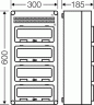 Preview: Hensel Mi1444 Automatengehäuse 48TE mit 4 Klappdeckeln