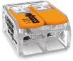 Preview: ARDEBO.de Wago 221-612 2 Leiter COMPACT Verbindungsklemme, 0,5-6 mm², transparent