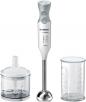 Preview: ARDEBO.de Bosch ErgoMixx MSM66120 Stabmixer-Set, 600 W, 12 Geschwindigkeitsstufen, Turbo-Funktion, weiß/telegrau