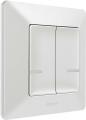 Preview: Legrand 752187 Valena Life with Netatmo Wandsender 2-fach, ultraweiß