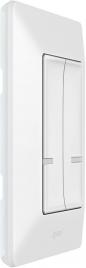 Preview: Legrand 752187 Valena Life with Netatmo Wandsender 2-fach, ultraweiß