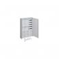 Preview: ARDEBO.de Hager ZB33ET225W1 Komplettschrank, universZ, 2 ZP, BKE-I, APZ, VT5, H=1100mm, 2-Feld, ESA