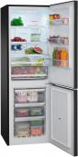 Preview: ARDEBO.de Amica KGCN 387 110 S Stand Kühl-Gefrierkombination, 54 cm breit, 170 cm hoch, 231 L, NoFrost, 0°C Freshzone, Air System, Superkühlen, Edelstahloptik schwarz