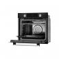 Preview: Amica EBPX 945 600 SM EEK: A+ Einbaubackofen, 60cm breit, 77 L, Pyrolyse, Eco-Funktion, 9 Backofenfunktionen, schwarz matt