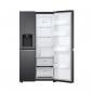 Preview: LG GSLV71MCTD Side-by-Side Kombination, 91 cm breit, 635L, NoFrost, Eis-, Crushed Ice- und Wasserspender, Interner Wassertank, DoorCooling+, schwarz matt