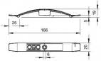 Preview: OBO Bettermann 2034/SP Kabelklammern 166 mm (2204991), 100 Stck.