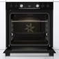 Preview: Gorenje Black Set 4 Pyrolyse Einbau-Herdset mit Glaskeramikkochfeld (BCPX6737E05BG+ECD634X), 60cm breit, Pyrolyse, Pizza Funktion, Schwarz