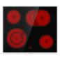Preview: Gorenje Black Set 4 Pyrolyse Einbau-Herdset mit Glaskeramikkochfeld (BCPX6737E05BG+ECD634X), 60cm breit, Pyrolyse, Pizza Funktion, Schwarz