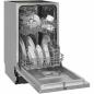 Preview: Exquisit EGSP2109-E-030E Vollintegrierter Geschirrspüler, 45 cm breit, 9 Maßgedecke, silber