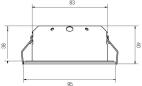 Preview: Brumberg LED-Einbaustrahler, 350mA, 5,5W, 3000K, rund, strukturweiß (12276173)