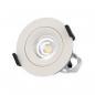 Preview: Brumberg LED-Einbaustrahler, 350mA, 5,5W, 3000K, rund, strukturweiß (12276173)