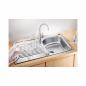 Preview: Blanco Tipo 45 S Edelstahlspüle mit Ablauffernbedienung, reversibel, Edelstahl Naturfinish (526335)
