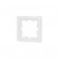 Preview: Merten D-Life Glas Rahmen, 1fach, kristallweiß (MEG4010-6520)