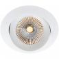 Preview: ARDEBO.de The Light Group Einbauleuchte SLC ONE 360 R68-83 WH 710TED 3000K CRI90 IP44 36°, 8W, 710lm, weiß (SLC1121)