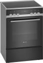 Preview: ARDEBO.de Siemens HK9S5A240 iQ500 EEK: A Elektro-Standherd, Glaskeramik, 60 cm breit, Schnellaufheizung, cookControl10, 3D-Heißluft, Edelstahl